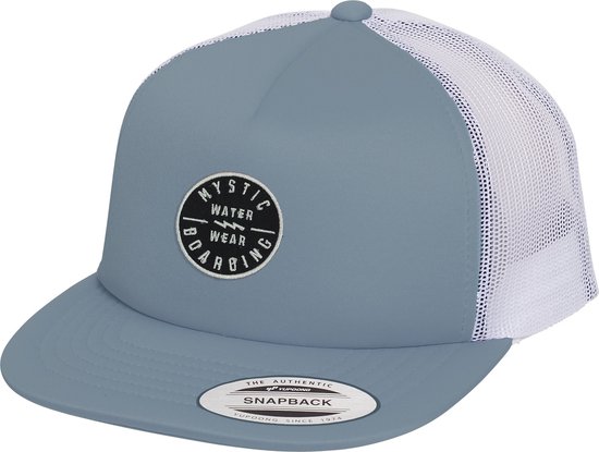 Mystic Boarding Flat Cap - Grey Blue - O/S