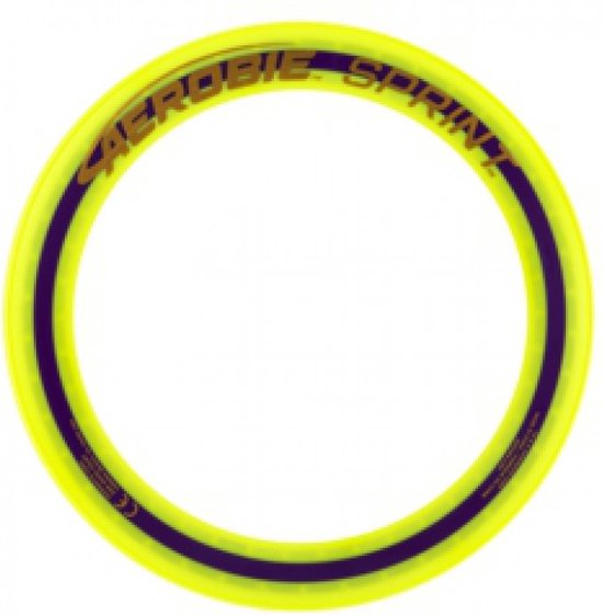 Aerobie Sprint Ring - Vliegende disc - 25 cm - Geel