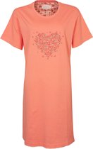 Tenderness Dames Nachthemd - 100% Katoen - Oranje - Maat XL