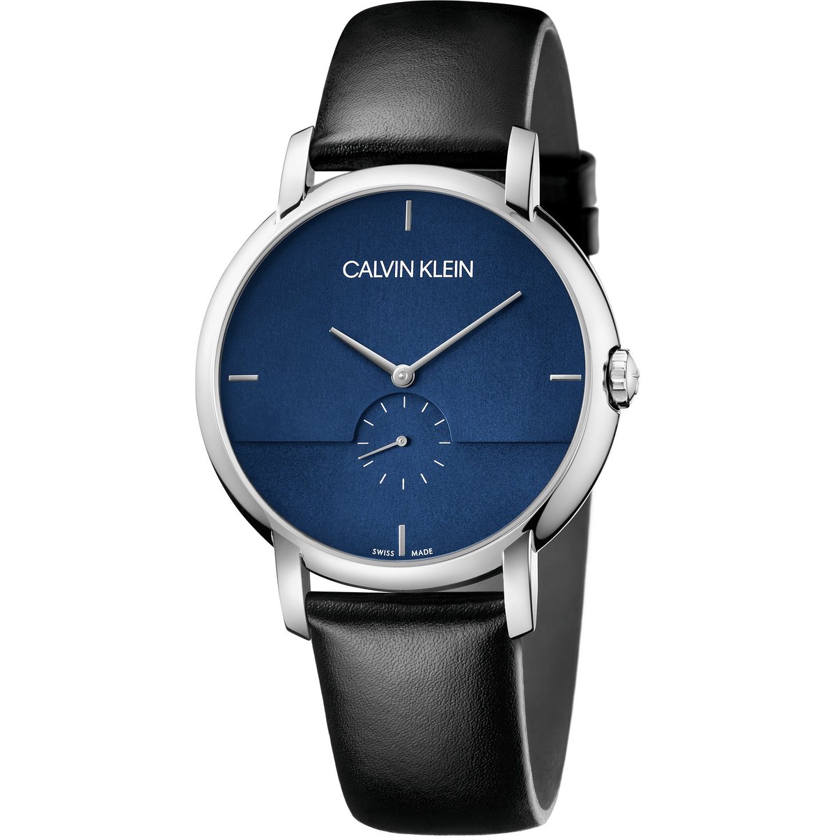 Calvin Klein heren horloge analoog quartz One Size Blauw Zwart 32019306