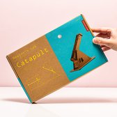 Kikkerland DIY Newton's Catapult - Bouwpakket - Leer over de Wet van Newton en zwaartekracht