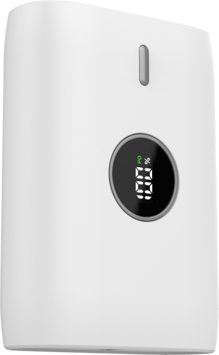 BeHello Powerbank 10.000mAh PD 20W met Display (Type C & USB Output) - White