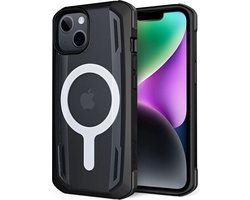 Raptic Secure MagSafe iPhone 14 Plus Hoesje Duurzaam Back Cover Zwart