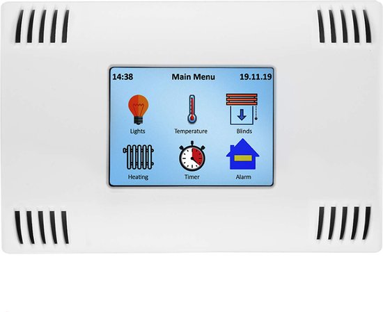 AZDelivery Kit de boîtier mural AZ-Touch avec écran tactile de 2,4 pouces compatible avec ESP8266 et ESP32 Smart Home E-Book inclus ! 2,4 pouces 1