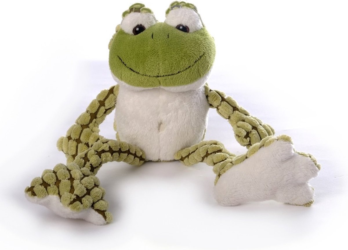 pluche-groene-kikker-knuffel-22-cm-kikkers-dieren-knuffels