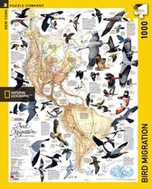 New York Puzzle Company - National Geographic Bird Migration - 1000 stukjes puzzel
