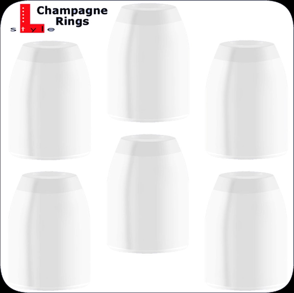 L-Style Champagne Rings
