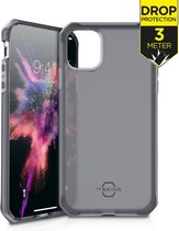Apple iPhone 11 Pro Hoesje - ITSkins - Level 2 SpectrumFrost Serie - TPU Backcover - Zwart - Hoesje Geschikt Voor Apple iPhone 11 Pro
