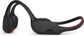 Philips TAA7607 - Draadloze bone conduction koptelefoon - AI-microfoon - Verlichting - Zwart