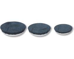 Bee's Wax - Hoes voor Schaal Jeans Set van 3 Stuks - Bijenwas - Blauw