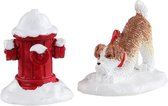 Lemax - Snow Hydrant, Set Of 2 - Kersthuisjes & Kerstdorpen
