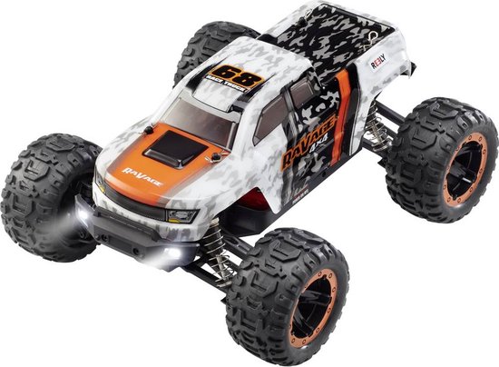 Reely RaVage 4x4 Brushed 1:16 Voiture RC Électrique Reely Truck 4WD RTR 2,4  GHz Incl.... | bol