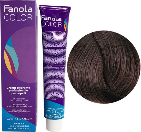 Fanola Haarverf Professional Colouring Cream 6.14 Hazelnut | bol.com