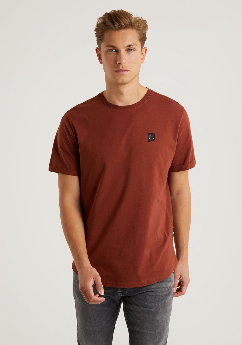 Chasin' T-shirt Eenvoudig T-shirt Bro Bruin Maat S