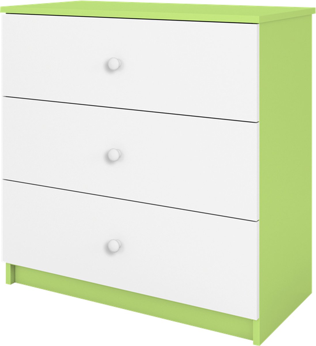 babydreams groene commode zonder patroon | bol.com