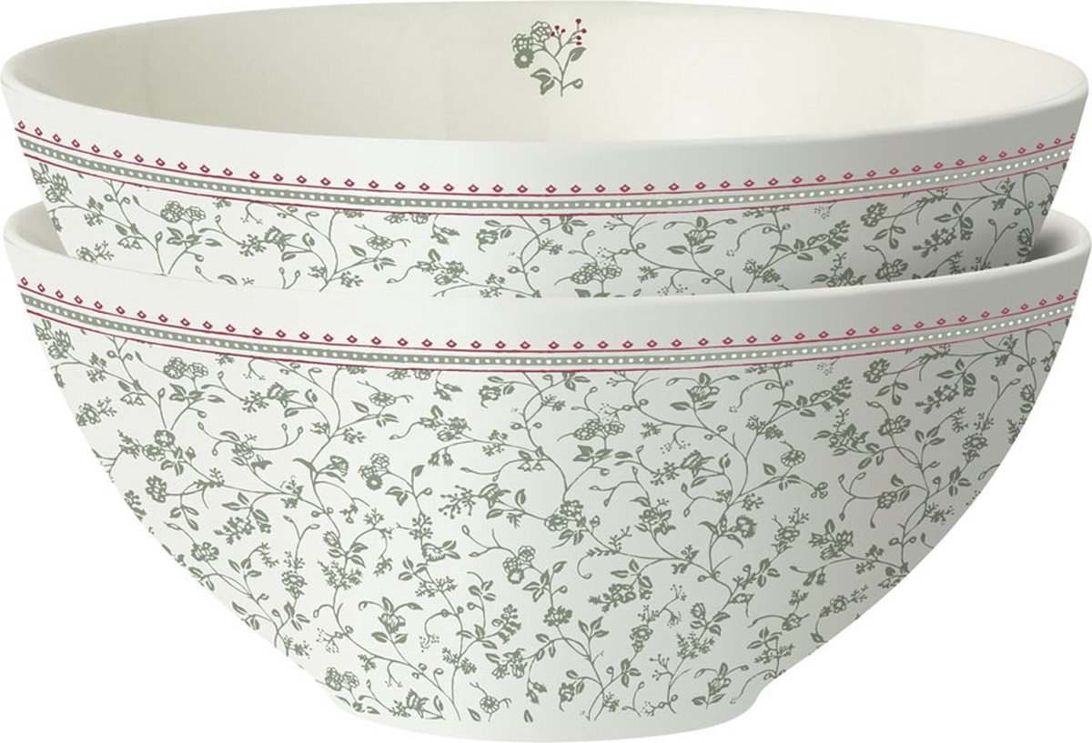 Laura Ashley Wild Clematis Collectables 2 Kommen - Schaaltjes - Ø16cm