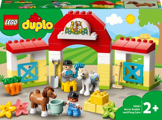 LEGO DUPLO Paardenstal en Pony's Verzorgen - 10951 - LEGO