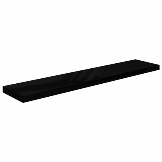 vidaXL Wandschap 43x9x60 cm bewerkt hout zwart