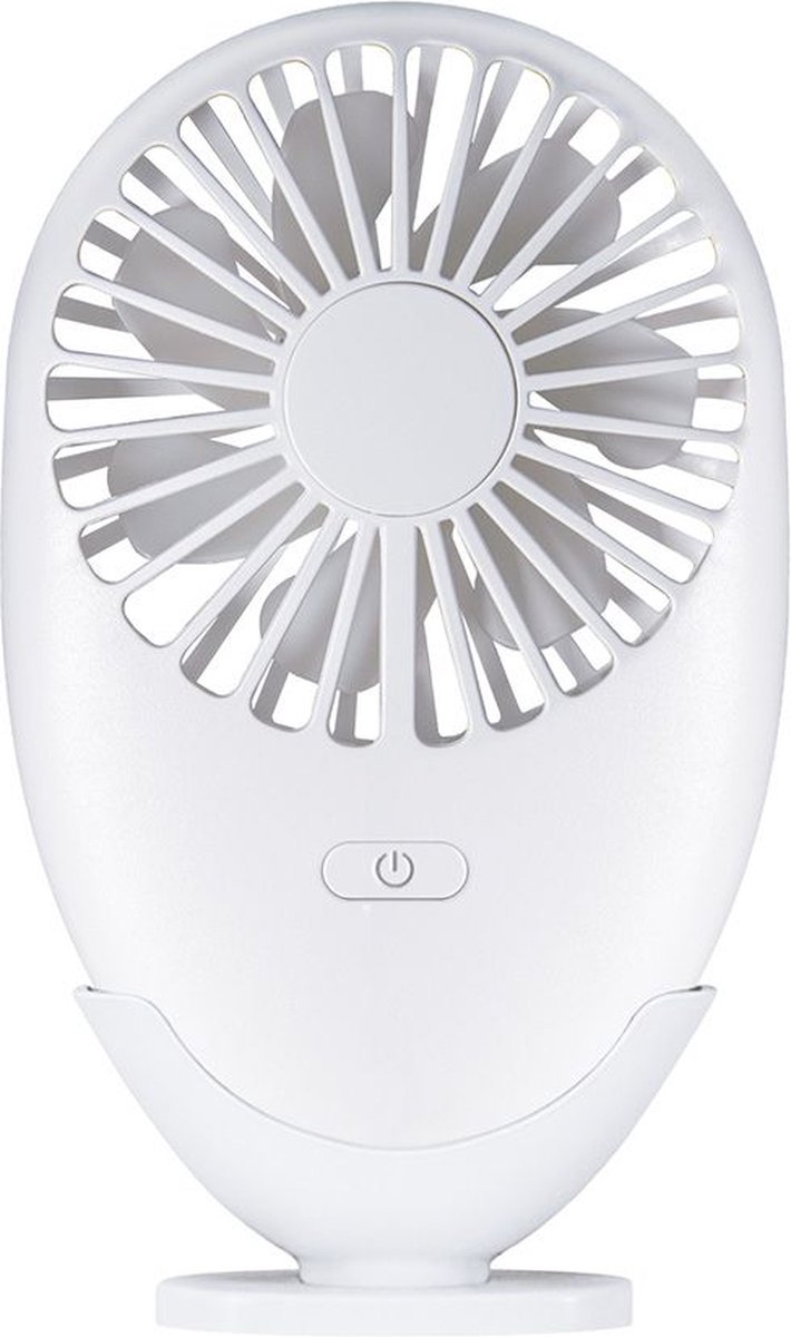MikaMax Handventilator – Mini Oplaadbare Ventilator –  Compact formaat - Draadloos - 2 Windsnelheden — afbeelding 5