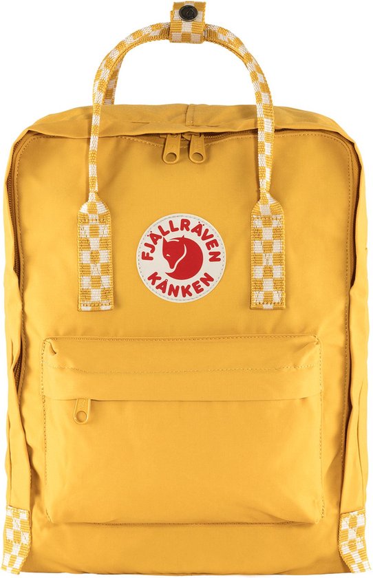 Fjallraven Kånken Rugzak 16 liter - Ochre-Chess Pattern