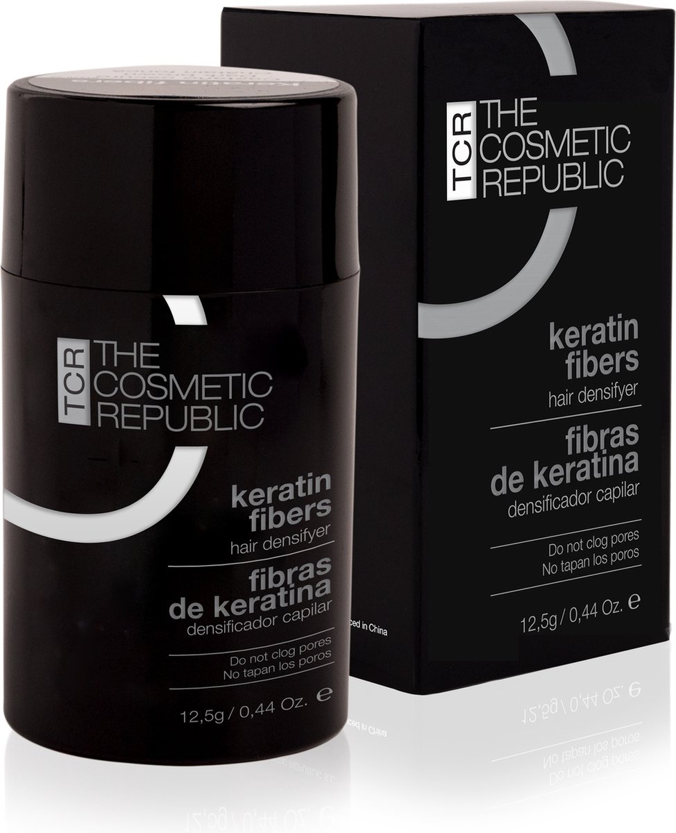 The Cosmetic Republic - Keratinevezels - Haarverdikker - Donkerblond - 40 applicaties