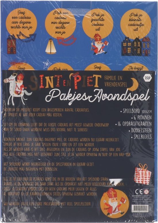 Brandweerman naaien Verbergen Sint & Piet Pakjesavond Spel - Sinterklaas - Multicolor - Hard Papier - 30  x 42 cm -... | bol.com