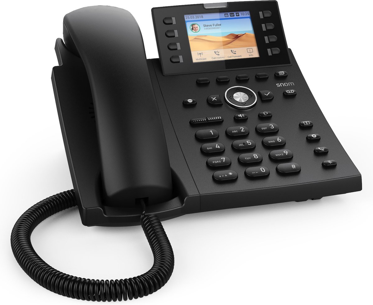 Snom D335 IP telefoon Zwart TFT