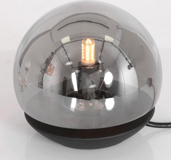 Steinhauer tafellamp Ancilla - zwart - metaal - 17 cm - G9 fitting - 3104ZW