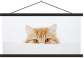 Porte-affiche avec affiche - Affiche scolaire - Chat - Rouge - Wit - Filles - Enfants - Garçons - Enfant - 120x60 cm - Lattes noires