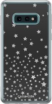 Casimoda® hoesje - Geschikt voor Samsung S10e - Falling Stars - Backcover - Siliconen/TPU - Zwart