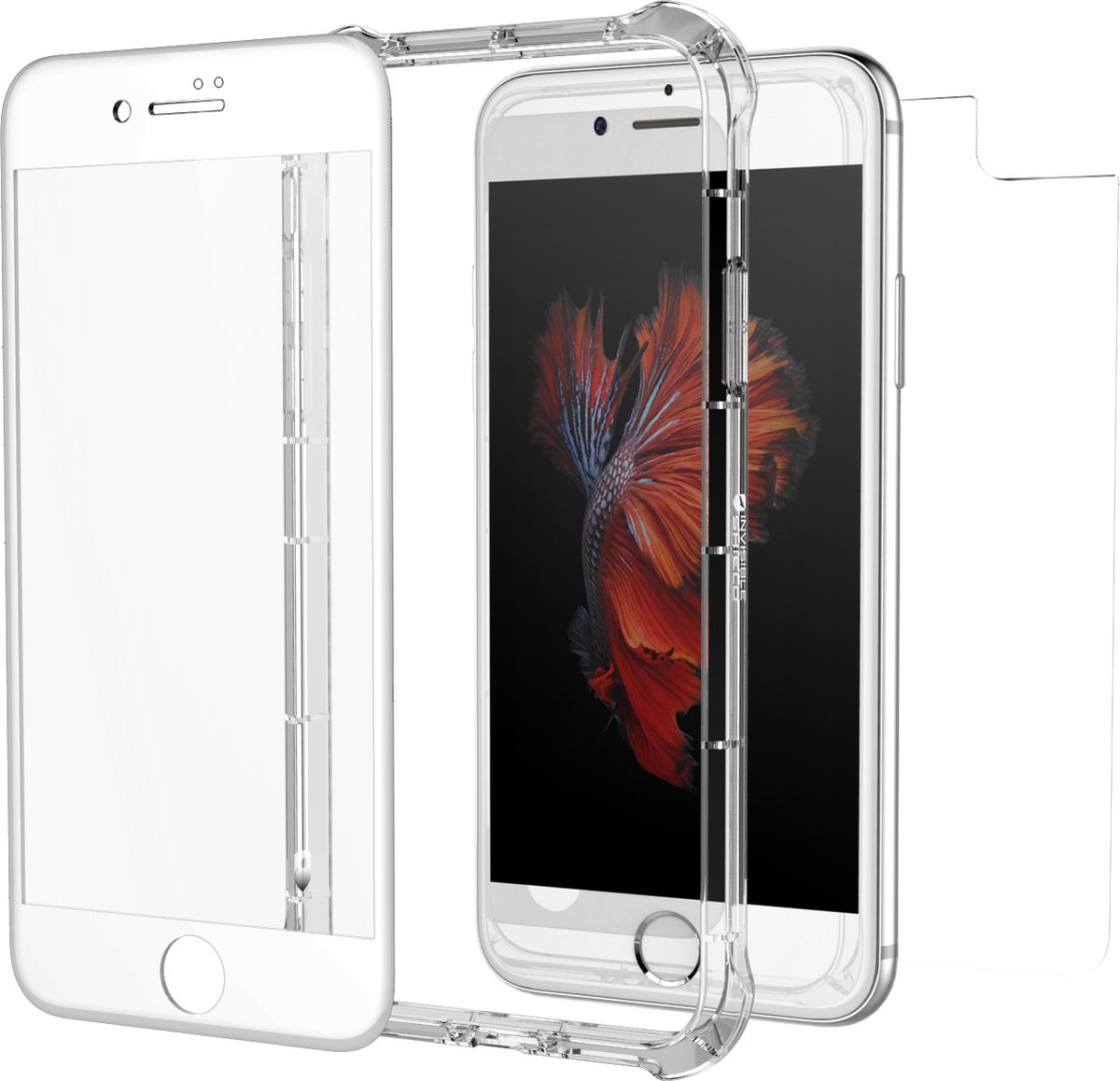 InvisibleSHIELD Glass+ Tempered Glass met Hoesje Apple iPhone 8 Plus