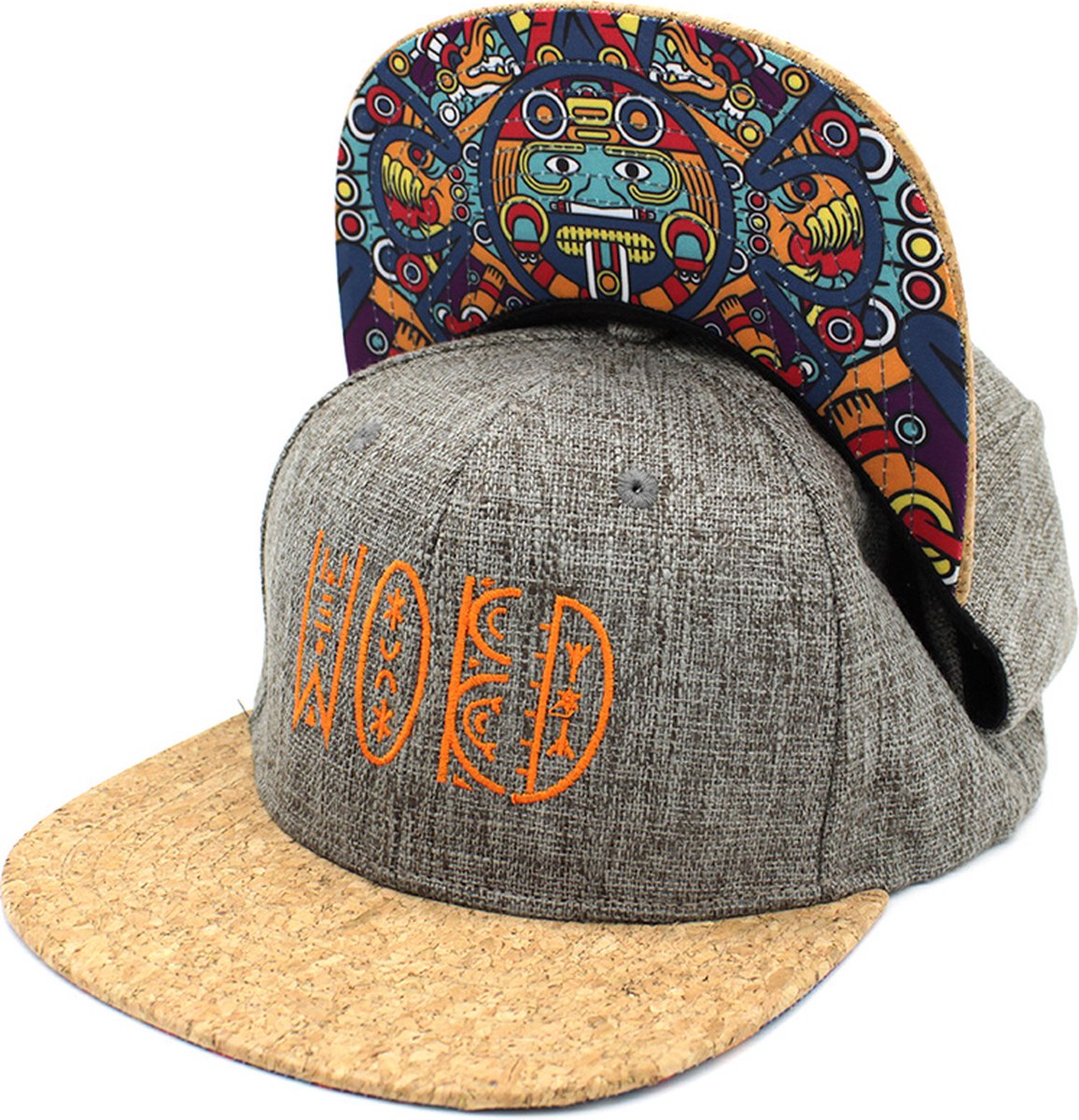 Woed | CINCO DE MAYO - snapback - Pet - Bruin - Hennep - kurk