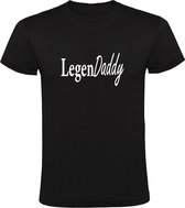 Legendaddy Heren t-shirt | Legend Daddy | Vader | Papa | Kind | Bevalling | Opa | Vaderdag | Baby Shirt