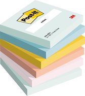 Post-it Notes-it, Collection de couleurs Beachside, pi 76 x 76 mm, 100 feuilles, paquet de 6 blocs