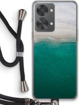 Case Company® - Hoesje met koord geschikt voor OnePlus Nord 2T hoesje met Koord - Stranded - Telefoonhoesje met Zwart Koord - Bescherming aan alle Kanten en Over de Schermrand