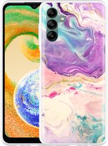 Hoesje geschikt voor Samsung Galaxy A04s Dromerige Kleuren