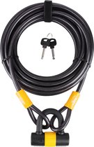 Câble antivol Vinz Kinabalu - 12 mm x 10 mètres (antivol pour mobilier de jardin / équipement de jeux / bateau / terrasse / ensemble de jardin)