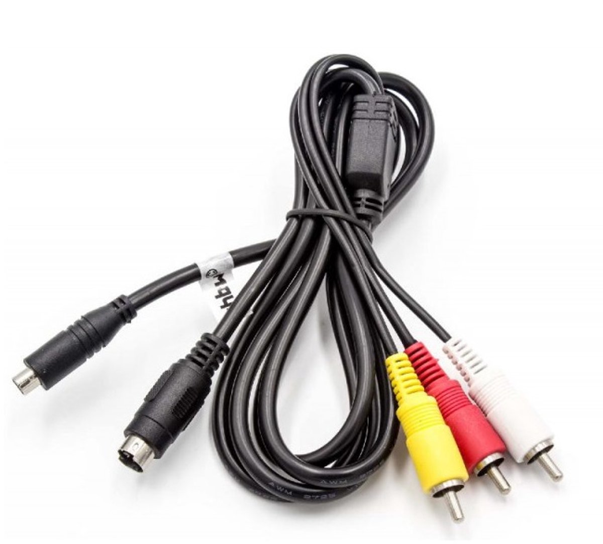 Camera Tulp composiet en S-VHS A/V kabel compatibel met Sony VMC-30FS / zwart - 1,5 meter