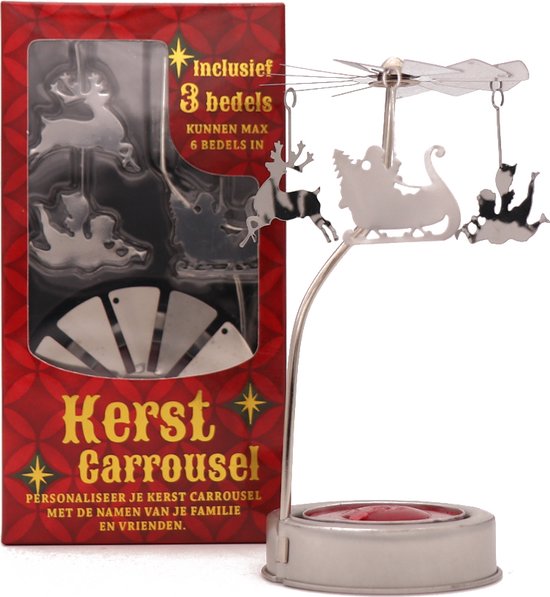 Kerst Carrousel Voor Theelichtje