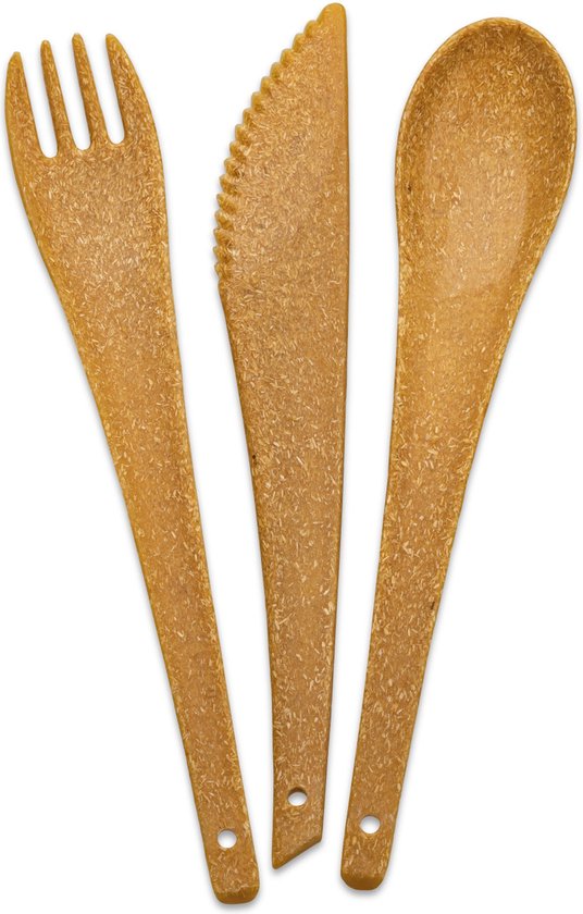 Astuccio Koziol Bio-Circulair Klikk Portaposate: Custodia In Pratica Sabbia Per Posate, Penne, Gioielli E Piccoli Oggetti. Leggero E Organizer Da Tavolo.