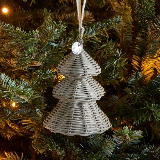 Noord West Buik gids Riviera Maison Ornament - Rustic Rattan Lovely Christmas Tree Ornament -  Naturel | bol.com