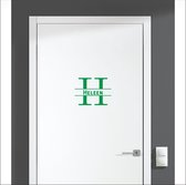 Deursticker Met Naam -  Heleen - Groen