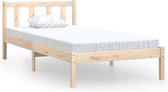 vidaXL - Bedframe - massief - grenenhout - 90x200 - cm