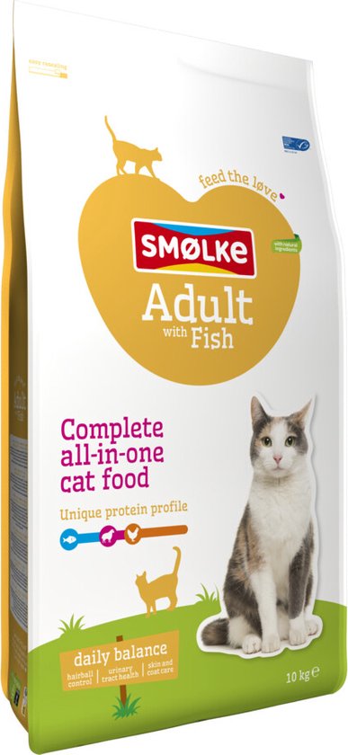 Smolke Adult Fish & Rice 10 kg - Kat | bol.com