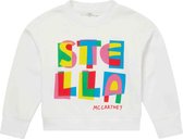 Stella McCartney 8r4a70 Truien & Vesten Meisjes - Sweater - Hoodie - Vest- Gebroken wit - Maat 116