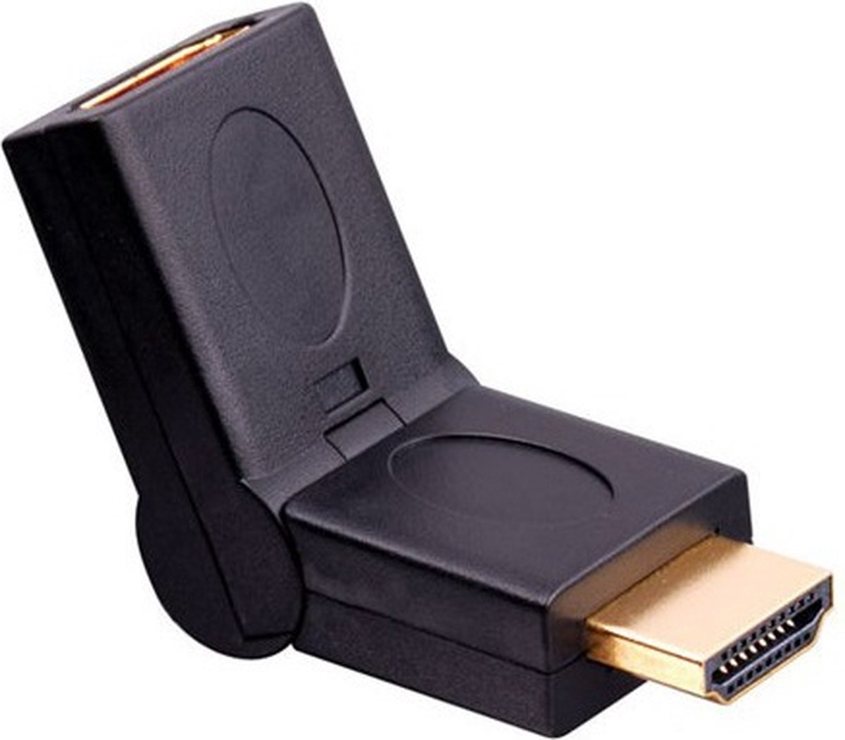 LOGILINK - Adapter HDMI (F) > HDMI (M) 180 graden draaibaar