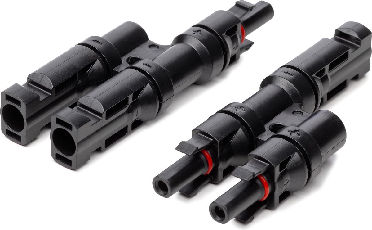 Kabel en connectoren | MC4 Y-connector set 1 man en 1 vrouw