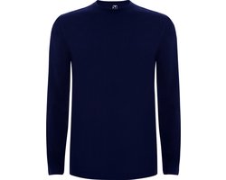 Donker Blauw Effen t-shirt lange mouwen model Extreme merk Roly maat XL