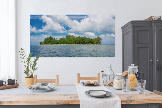 Tableau sur Toile Île - Été - Tropical - 160x80 cm - Décoration murale