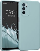 kwmobile telefoonhoesje geschikt voor Oppo A16 / A16s / A54s - Hoesje voor smartphone - Precisie camera uitsnede - TPU back cover in cool mint